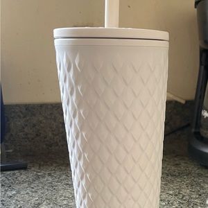 Zak insulated 24 oz. Tumbler with straw white